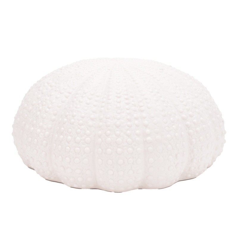 ORIGEN Home Decor Coral Figure Jarrones et Portavelas | Figure marine blanche - 12x25x25cm