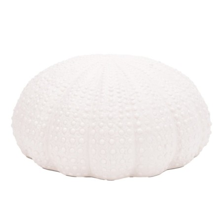 ORIGEN Home Decor Coral Figure Jarrones et Portavelas | Figure marine blanche - 12x25x25cm