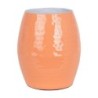 ORIGEN Home Decor Jarrón Metal Jarrones et Portavelas | Vase brun - 18x15x15cm