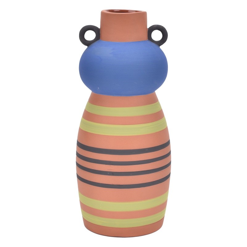 ORIGEN Home Decor Jarrón Jarrones et Portavelas | Vase brun - 28x13x13cm