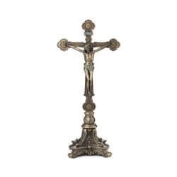 Jesus On The Cross Résine Bronze Bronze Figures Collection Classique