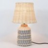ORIGEN Home Decor Lampe lampas | Lampe de table beige - 33x20x20cm