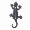 Lézard avec thermomètre inclus à accrocher au mur Collection rustique d'ornements muraux de jardin