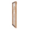 ORIGEN Home Decor Cuado Wall Plaques en bois | Plaque en bois brun - 48x40x3cm