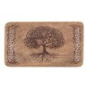 ORIGEN Home Decor Life Tree Display Trays | Plaque brune rectangulaire - 3x25x15cm