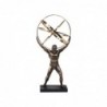 Atlas Figure Bronze Couleur Bronze Figures Collection Classique