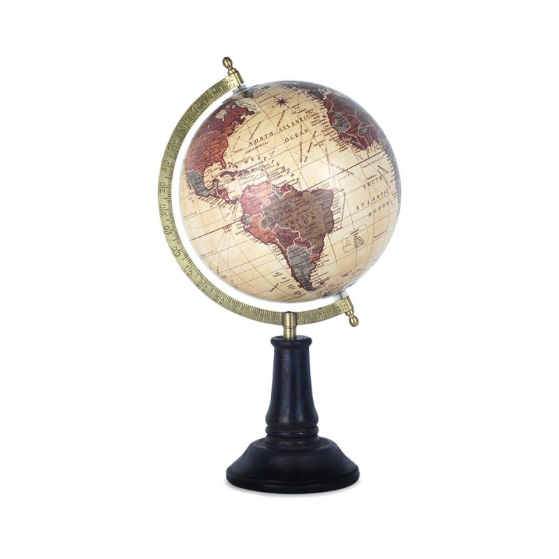 Monde Blanc Et Marron Globe