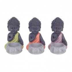 T-Light Childish Buddha comprend 3 unités de figurines Buddhas Oriental Collection