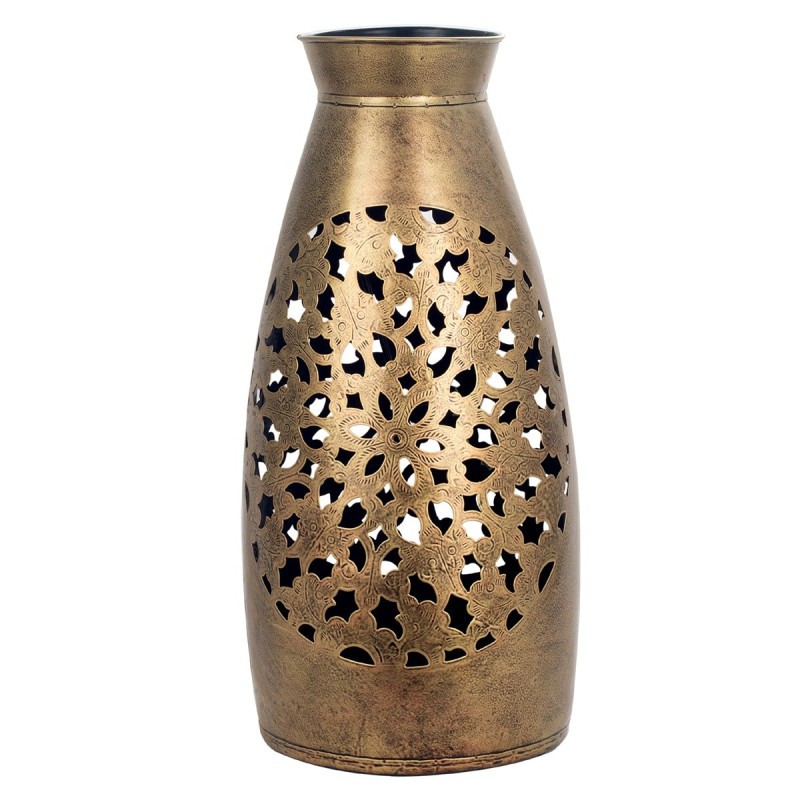 ORIGEN Home Decor Portavelas Vases et détenteurs | Silver Porta - 59x27x27cm