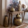 ORIGEN Home Decor Portavelas Vases et détenteurs | Silver Porta - 59x27x27cm