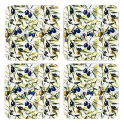 ORIGEN Home Decor Estavas Olive 4 ou Post -Life | Vert rectangulaire - 1x10x10cm