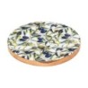 ORIGEN Home Decor Estavas Olive 4 ou Post -Life | Vert rond - 1x10x10cm