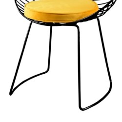 ORIGEN Home Decor Chaise avec coussin de meubles auxiliaire | Chaise de restauration grise - 83x64x35cm