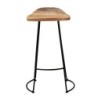 ORIGEN Home Decor Wood Wood Taburete Auxiliary | Tabouret brun - 80x42x36cm