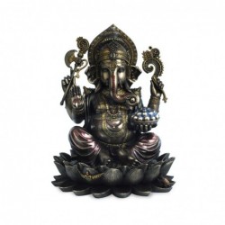 Statue de Ganesha en résine Bouddhas Figures Collection Orientale