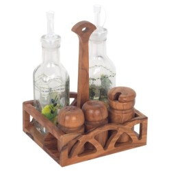 ORIGEN Home Decor Vinegarra Ustensiles Use | Vinaigre brun - 20x15x10cm