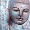 Bouddha Face Peinture Mur Ornement Photos