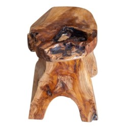 ORIGEN Home Decor Tabouret Meubles auxiliaires | Tabouret Marron - 30x39x26cm