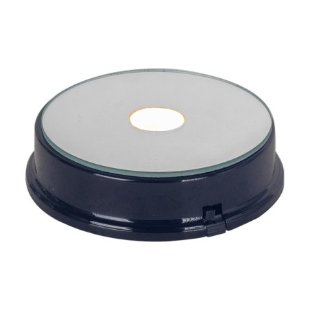 Base de décoration intérieure ORIGEN avec presse-papier rond argenté clair | Décoration de la maison | Cadeau Original