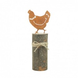 Poule sur socle figurines...