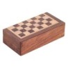 ORIGIN Home Decor Jeux déchecs pliants | Carré Marron 2x15x16cm
