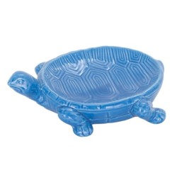 ORIGEN Home Decor Plateau 2U Bleu - Plateaux en Céramique pour Décoration - 6x15x18cm