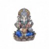 Figurines décoratives | Figurine Dieu Ganesha en résine 17 x 11 x 12 cm | Couleur bleu