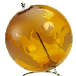 ORIGEN  ballon rond du monde doré, décoration d'intérieur, 24x20x20cm, pour la décoration de la maison