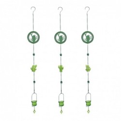 Pendentif décoratif Cactus T-Lite comprend 3 unités de pendentifs décoratifs en métal