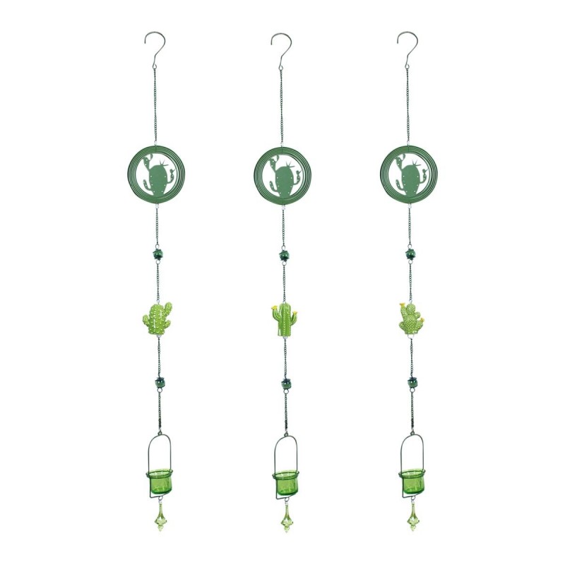 Pendentif décoratif Cactus T-Lite comprend 3 unités de pendentifs décoratifs en métal