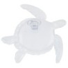 ORIGEN Home Decor Tortue Ornement Mural Applique Métal Bleu 23x23x1cm