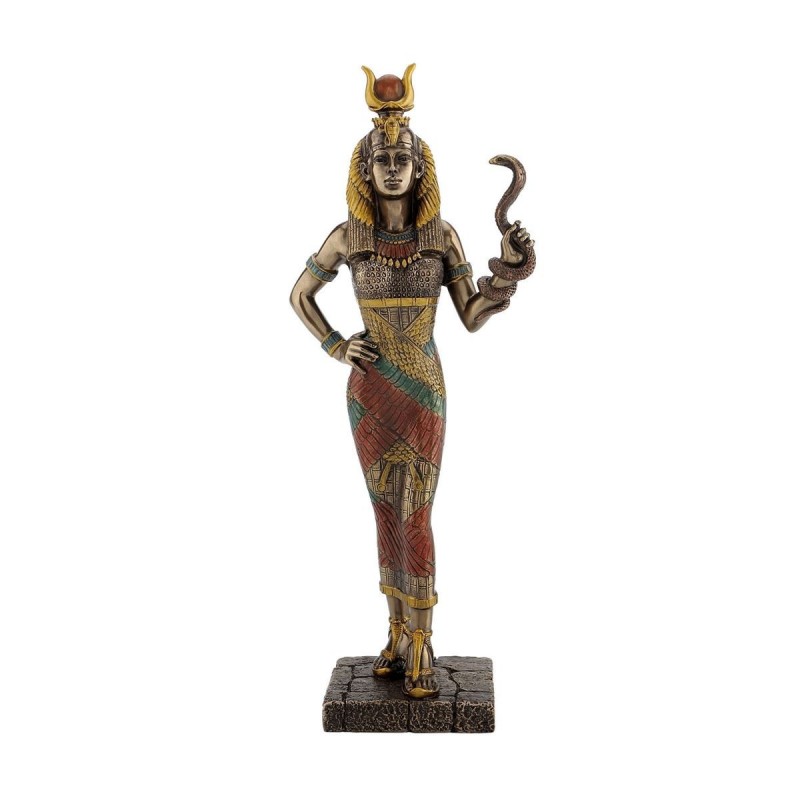 Collection classique de figurines en bronze de la déesse égyptienne Hathor