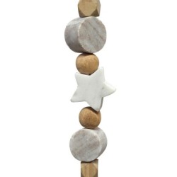 ORIGEN Home Decor Suspension Bohème Marron - 48x5x3cm