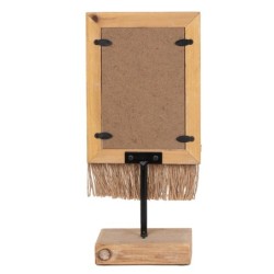 ORIGEN Home Decor Frame Frame Marcos | Figure de bureau brun rectangulaire - 34x17x8cm