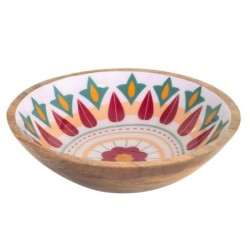 ORIGIN Home Decor Grandes boîtes et plateaux pour bols | Bol Rond en Argent - 10x35x35cm