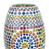 Lampe de table arabe | Lampe marocaine | Cylindre 30x18x18 cm | Couleur: Multicolore