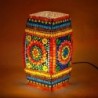 Lampe de table arabe | Lampe marocaine | Carré 31x16x16cm | Couleur: Multicolore