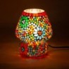 Lampe de table arabe | Lampe marocaine en forme de champignon 18x13x13cm | Couleur: Multicolore