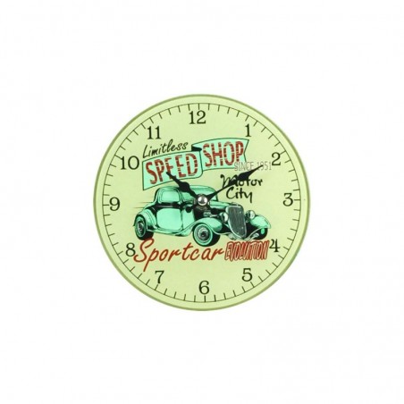 Horloge d'ornement de voiture antique Horloges murales Collection Vintage