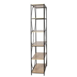 ORIGIN Home Decor Étagère Meubles auxiliaires | Etagère rectangulaire grise - 180x80x33cm