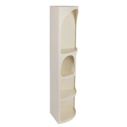 ORIGEN Home Decor Étagère d'angle Meubles auxiliaires | Etagère Écru - 120x30x30cm