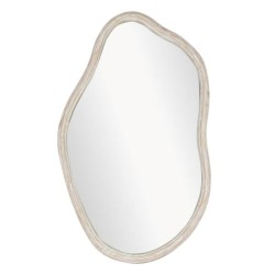 ORIGEN Home Decor Miroir Asymétrique Vintage en Bois Rustique - 95x58x4cm