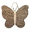 ORIGIN Home Decor Décoration Papillon Peintures Figure Gris 38x40x4cm