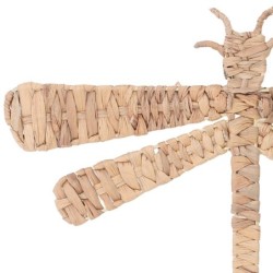 ORIGEN Home Decor Décoration Murale Libellule Photos Figure Marron - 30x48x2cm