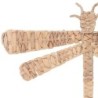 ORIGEN Home Decor Décoration Murale Libellule Photos Figure Marron - 30x48x2cm