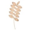 ORIGEN Home Decor Décoration Murale Feuille Photos - Décoration Murale de Jardin Marron 68x27x1cm