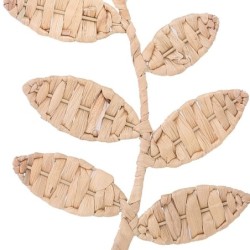 ORIGEN Home Decor Décoration Murale Feuille Photos - Décoration Murale de Jardin Marron 36x20x1cm