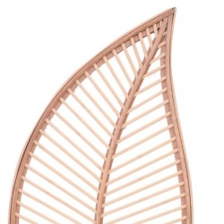 ORIGEN Home Decor Décoration Murale Feuille Photos - Décoration Murale de Jardin Marron - 80x32x2cm