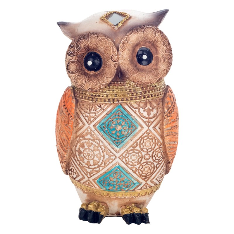 ORIGEN Home Decor Chouette Chouette Chouette Chouette Marron - 17x11x8cm