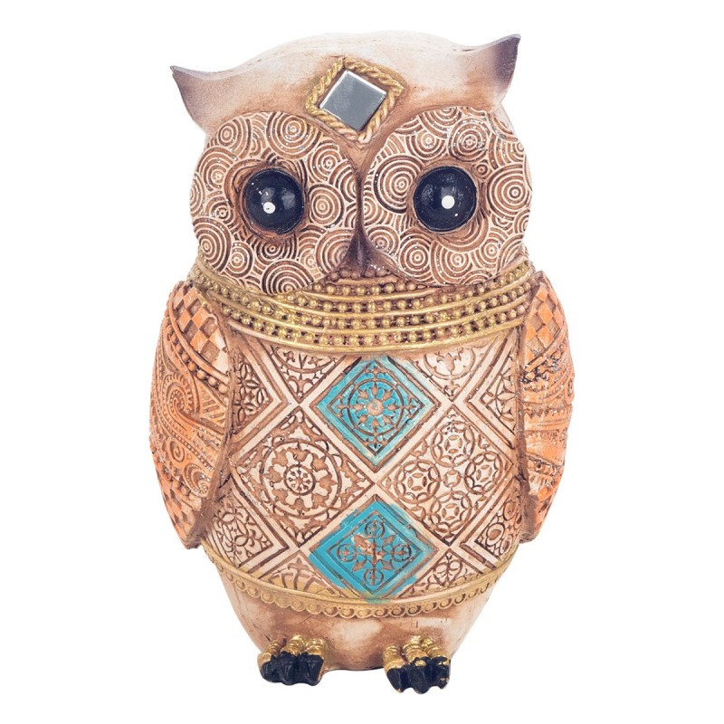 ORIGEN Home Decor Chouette Chouette Chouette Chouette Marron - 13x9x7cm